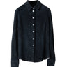 NOVE | SUEDE STRETCH LEATHER SHIRT-Shirts NOVE
