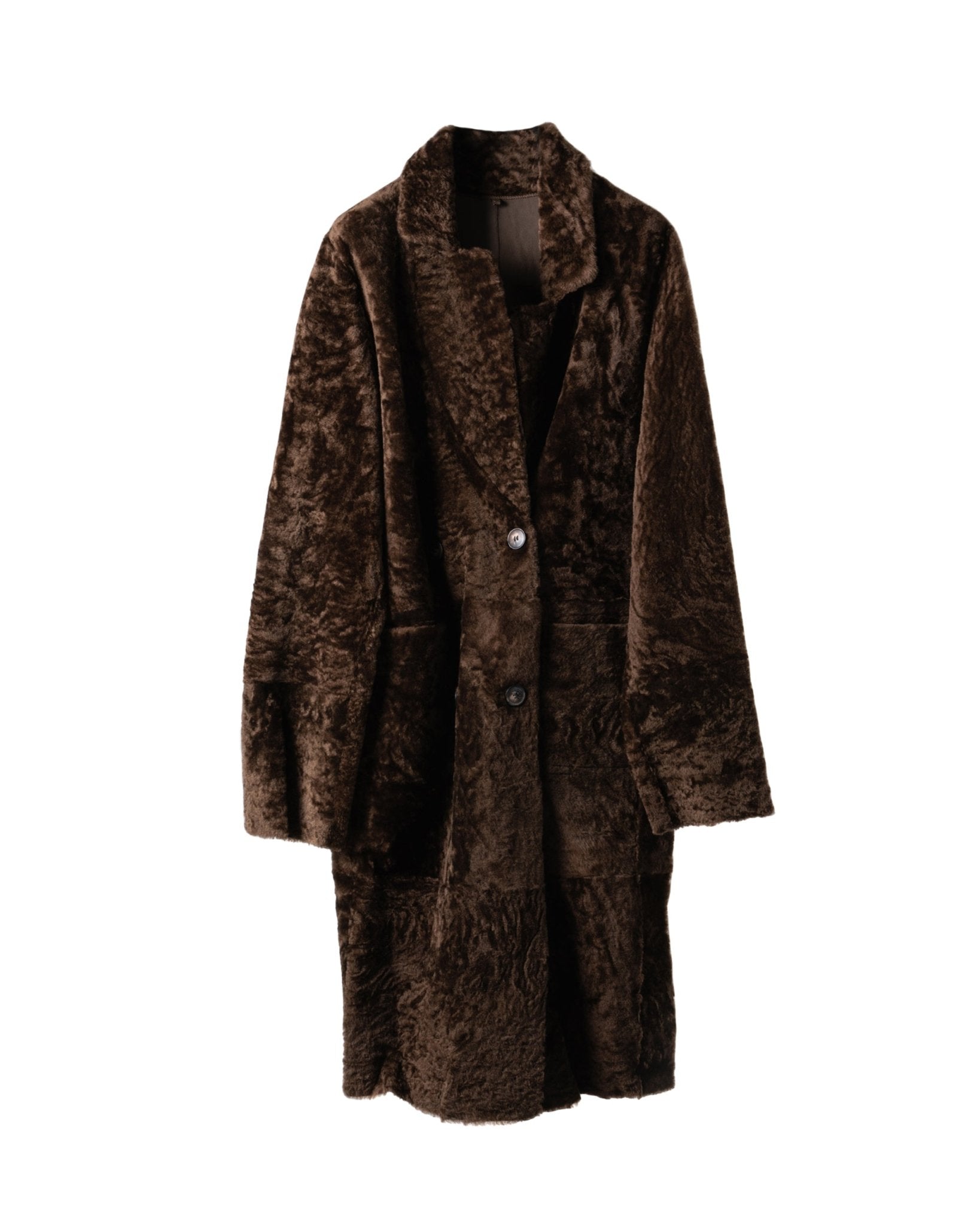 NOVE | ULTRA LIGHT ASTRACAN CASHMERE - SHEARLING COAT - Coats & Jackets NOVE
