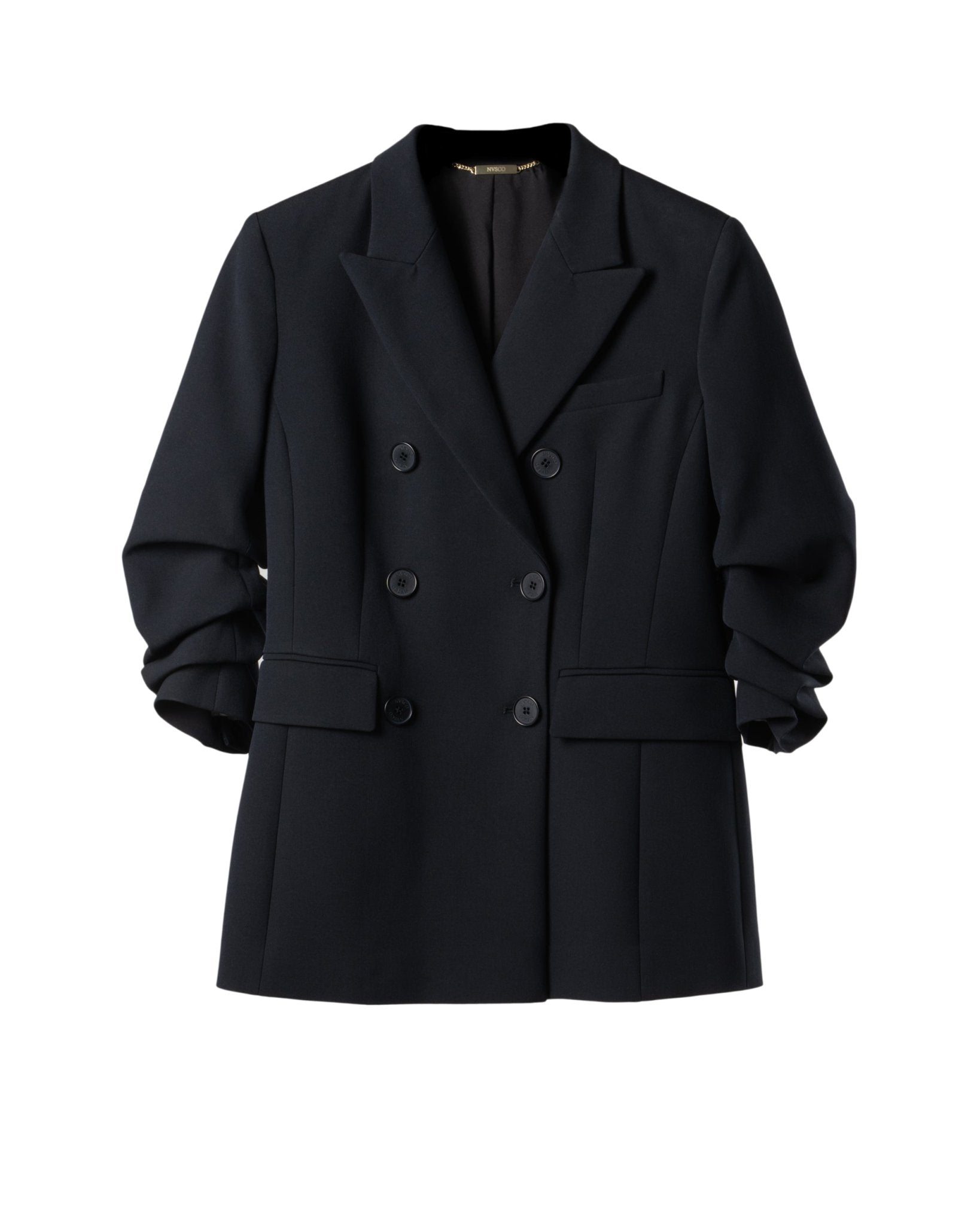 NVSCO | DOUBLE BREAST RUFFLES SLEEVE BLAZER - Blazers NUSCO