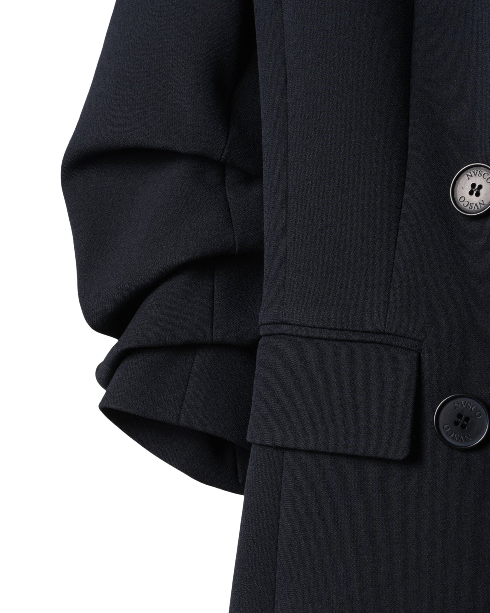 NVSCO | DOUBLE BREAST RUFFLES SLEEVE BLAZER - Blazers NUSCO