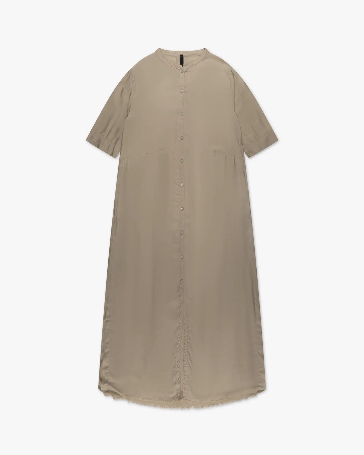 Oat Langes Button-Up Schlitz-Tunikakleid von Jaga