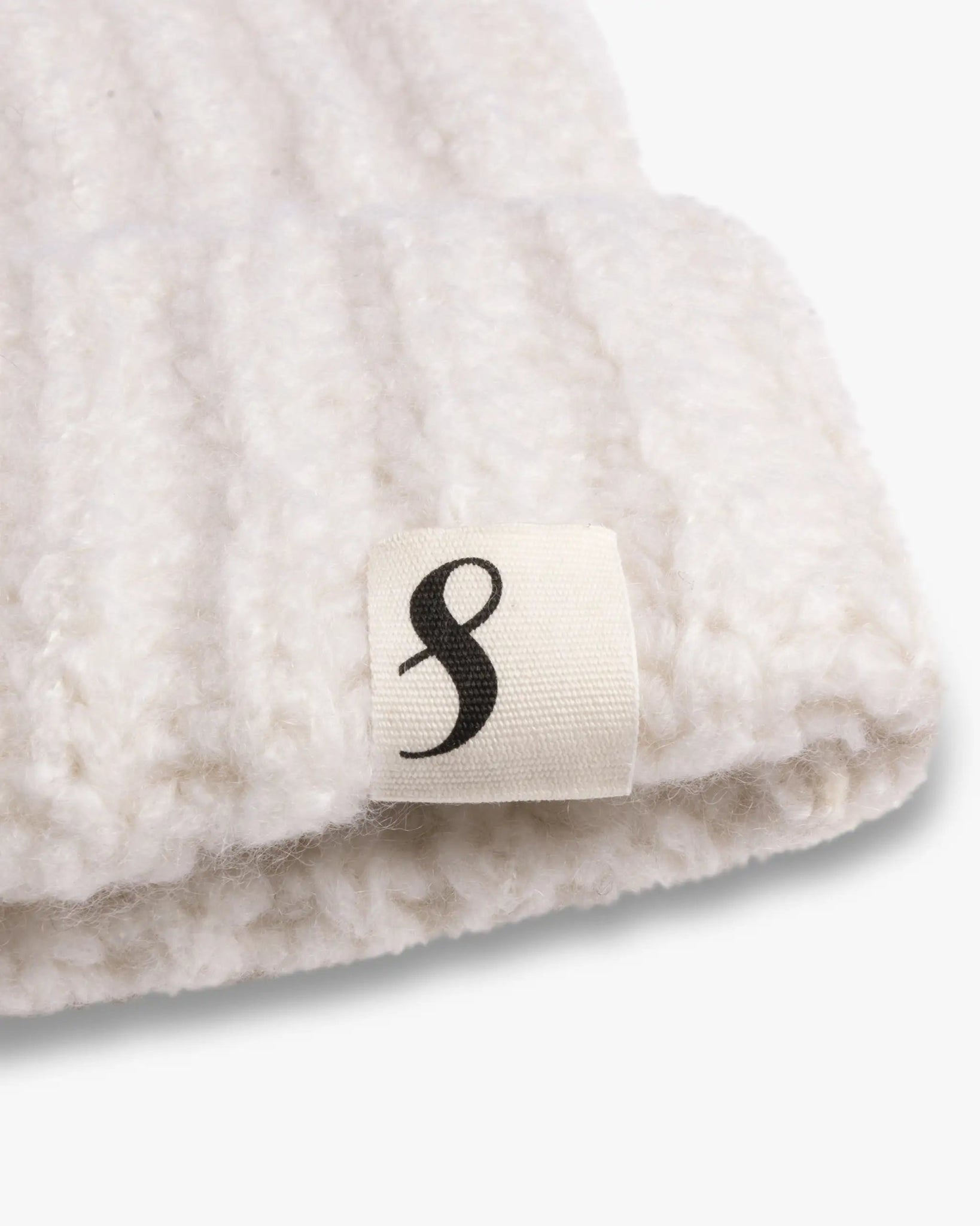Off White Grobstrick Mütze von 8Cashmere - Accessories 8 CASHMERE