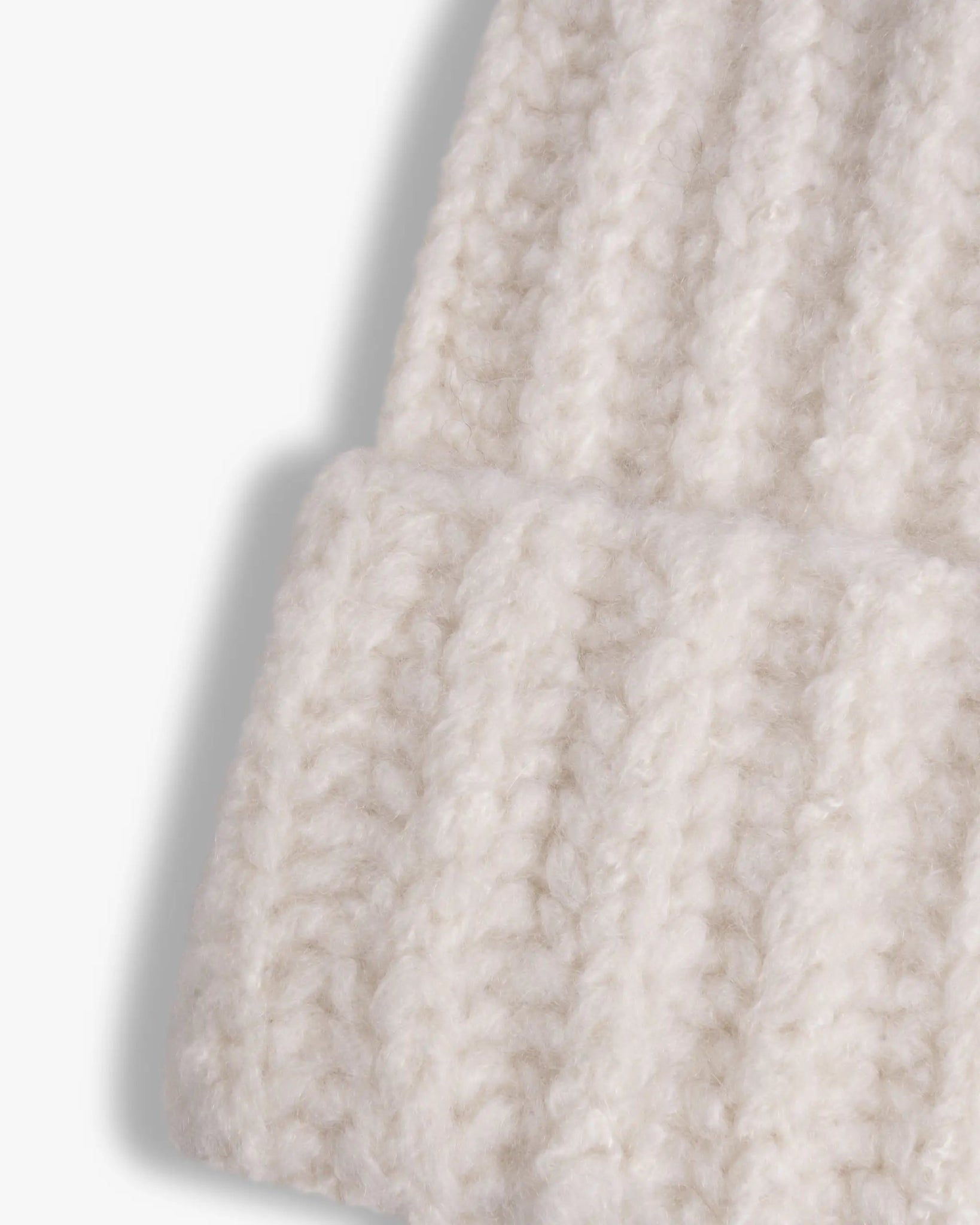 Off White Grobstrick Mütze von 8Cashmere - Accessories 8 CASHMERE