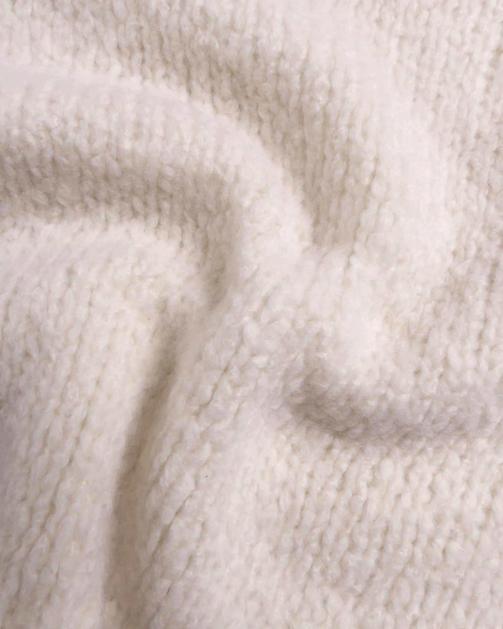 Off White Grobstrick Rollkragen Pullover von 8Cashmere - Knitwear 8 CASHMERE