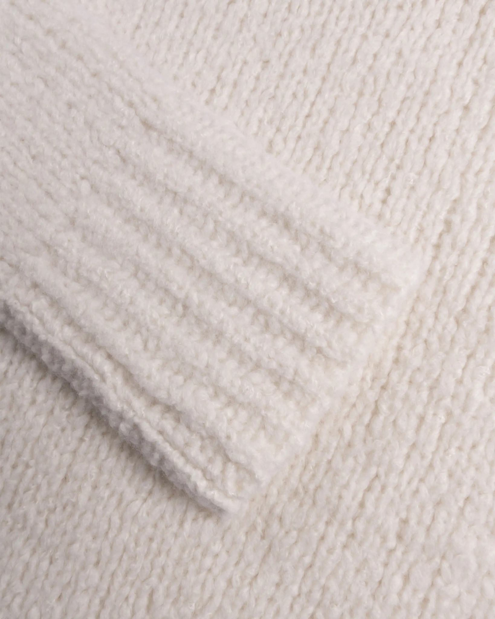 Off White Grobstrick Rollkragen Pullover von 8Cashmere - Knitwear 8 CASHMERE