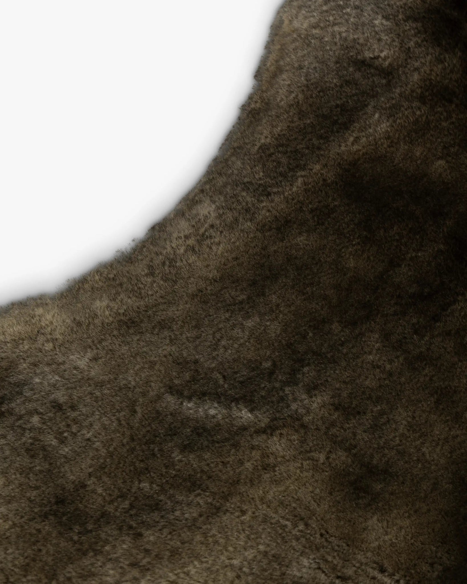 Olivfarbene Merino Lammfell Nylon Mix Weste von Giorgio Brato - Vests GIORGIO BRATO
