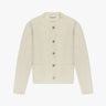 Pannafarbene 8 Fädige Cashmere Chanel Strickjacke von Lunaria - Knitwear LUNARIA