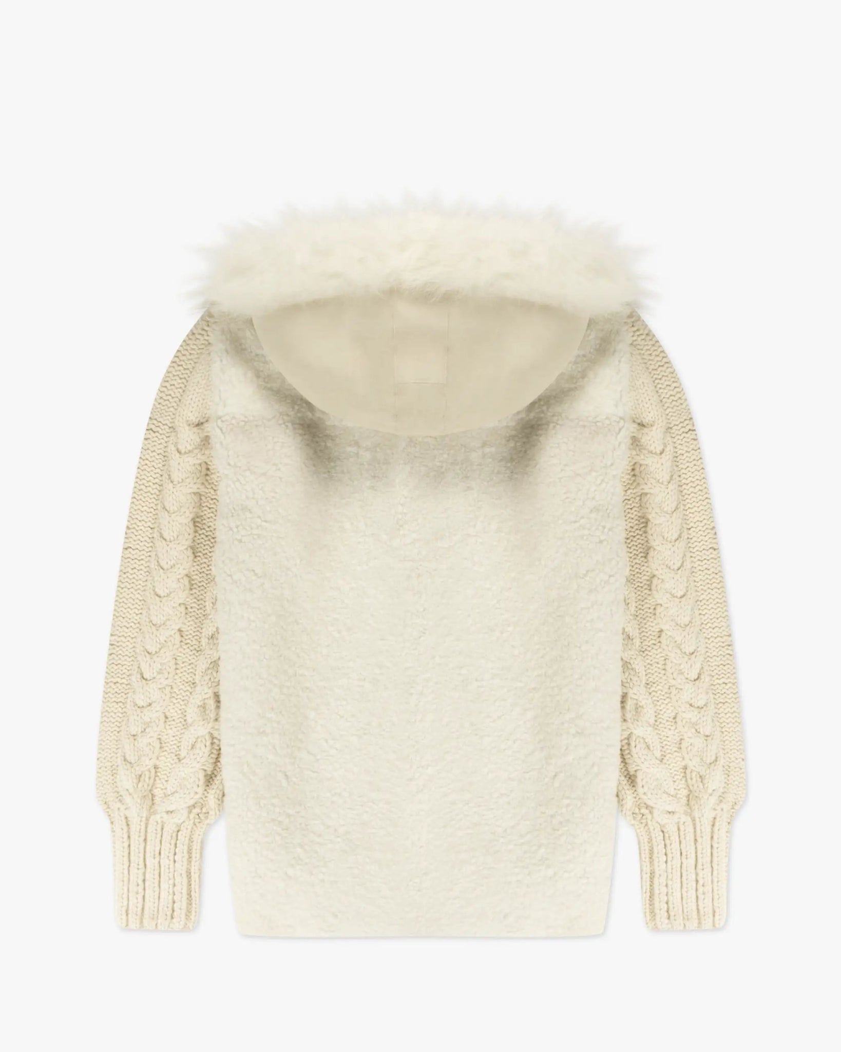 Parka aus Lammleder mit Strickbesatz von Nigel Preston - Coats & Jackets NIGEL PRESTON