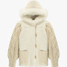 Parka aus Lammleder mit Strickbesatz von Nigel Preston - Coats & Jackets NIGEL PRESTON