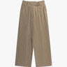 Pastefarbene Stretch Kord Wide Leg Hose von Circolo - Trousers CIRCOLO 1901