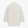 Perl Elfenbeinfarbener Mantel mit Gürtel von Ermanno - Coats & Jackets ERMANNO