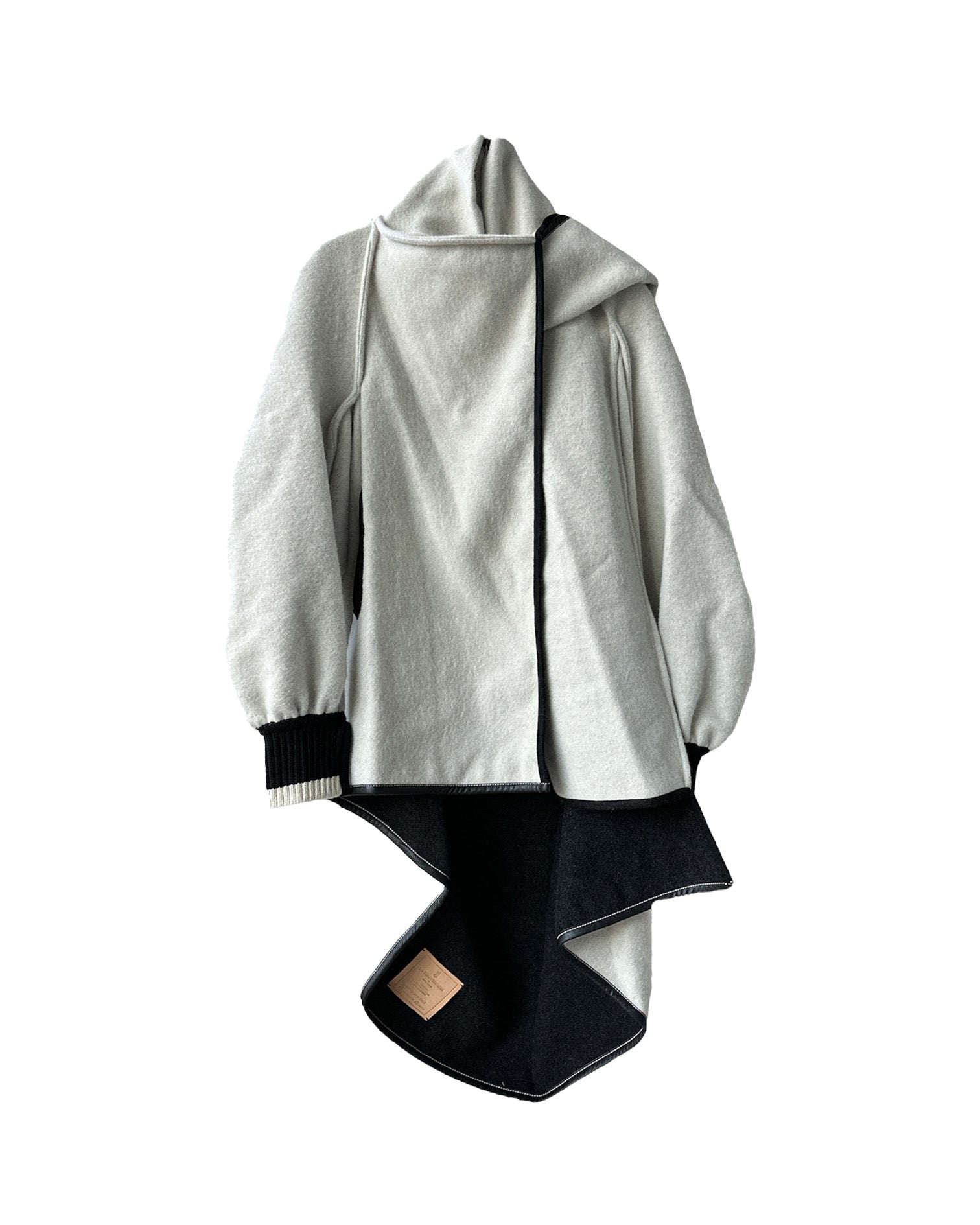 REVERSABLE CASHMERE-BLEND 3 LAYER SOLID PONCHO