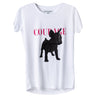 QUANTUM COURAGE | COURAGE BULLDOG T - SHIRT-Shirts QUANTUM COURAGE