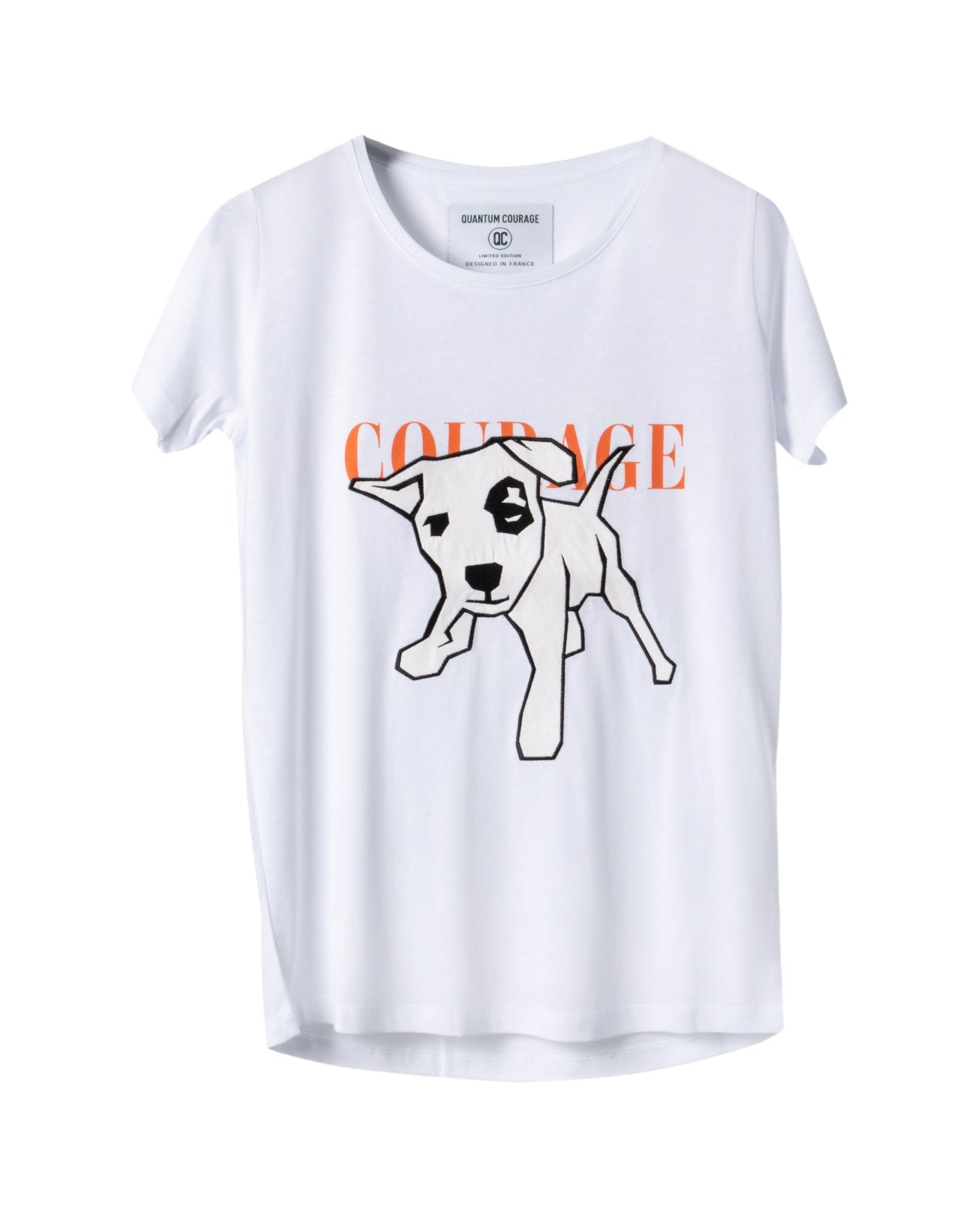 QUANTUM COURAGE | COURAGE GEOMETRIC DOG T - SHIRT-Shirts QUANTUM COURAGE