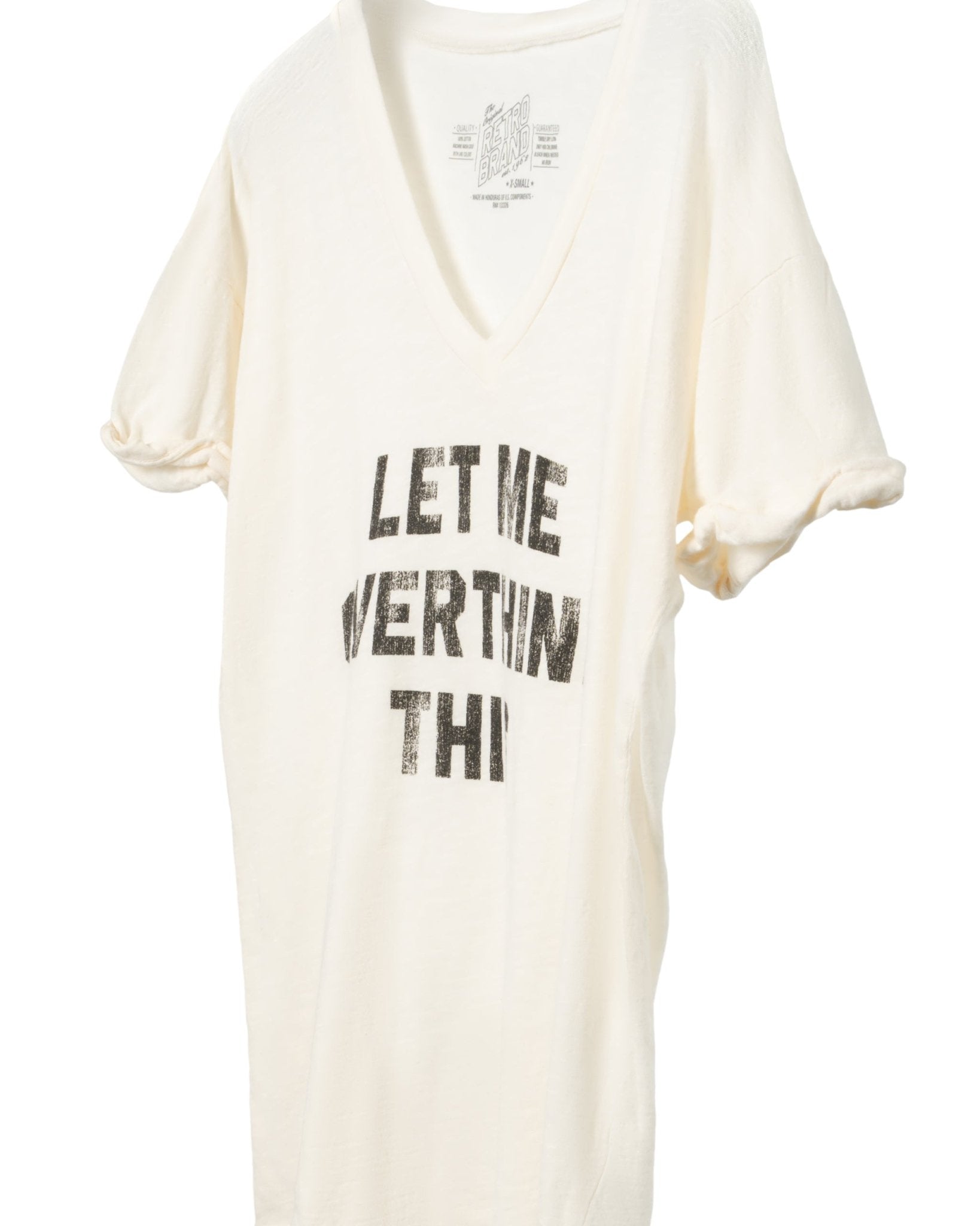 RETRO BRAND | LET ME OVERTHÌNK THIS T - SHIRT - T-Shirts RETRO BRANDS