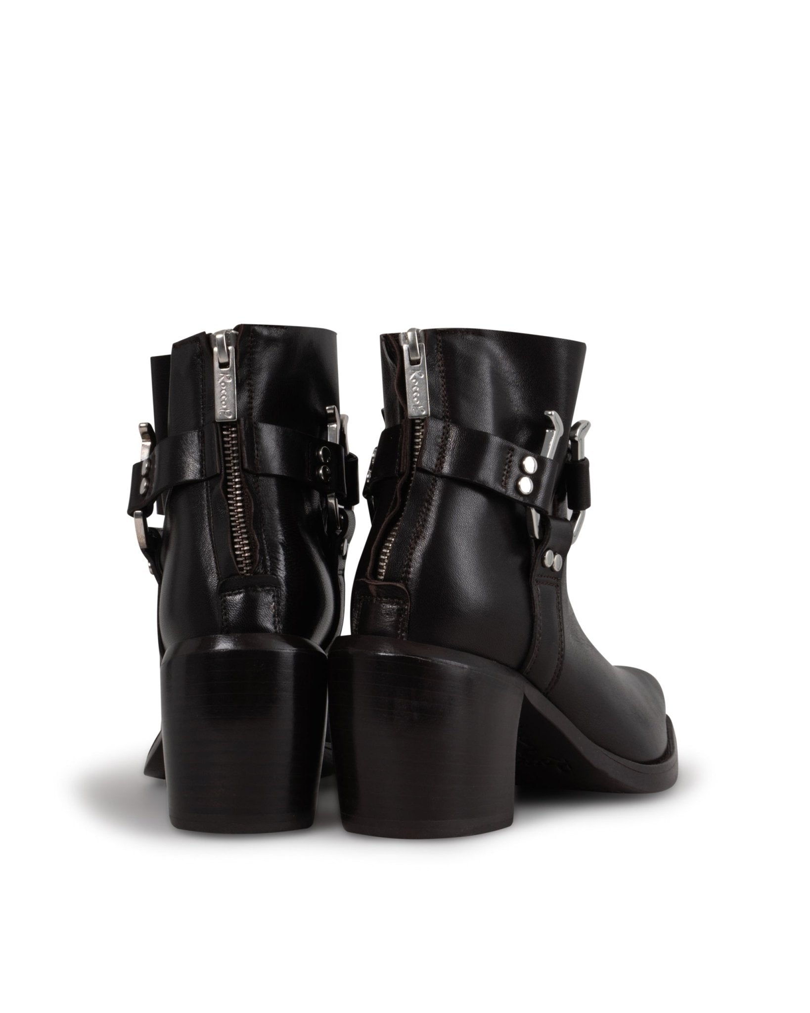 ROCCO P | BIKER NAPPA SILVER TRIM BOOTS - Shoes ROCCO P