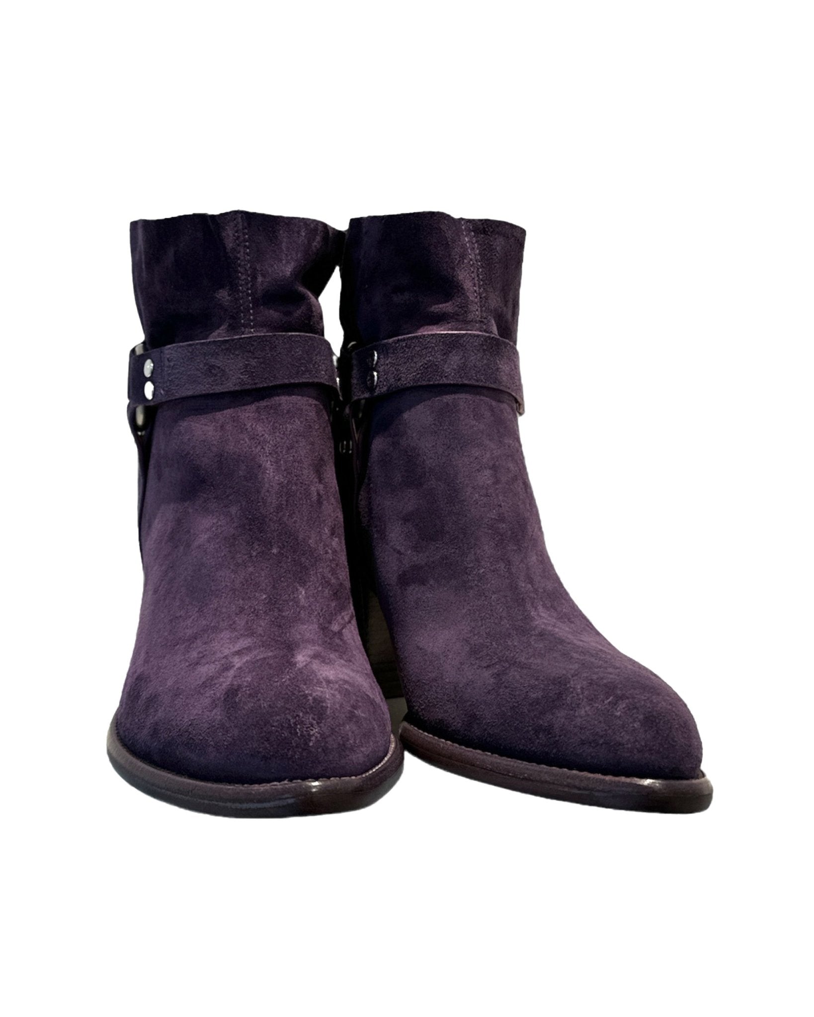 ROCCO P | SUEDE BIKER DOUBLE ZIP BOOTS - Shoes ROCCO P