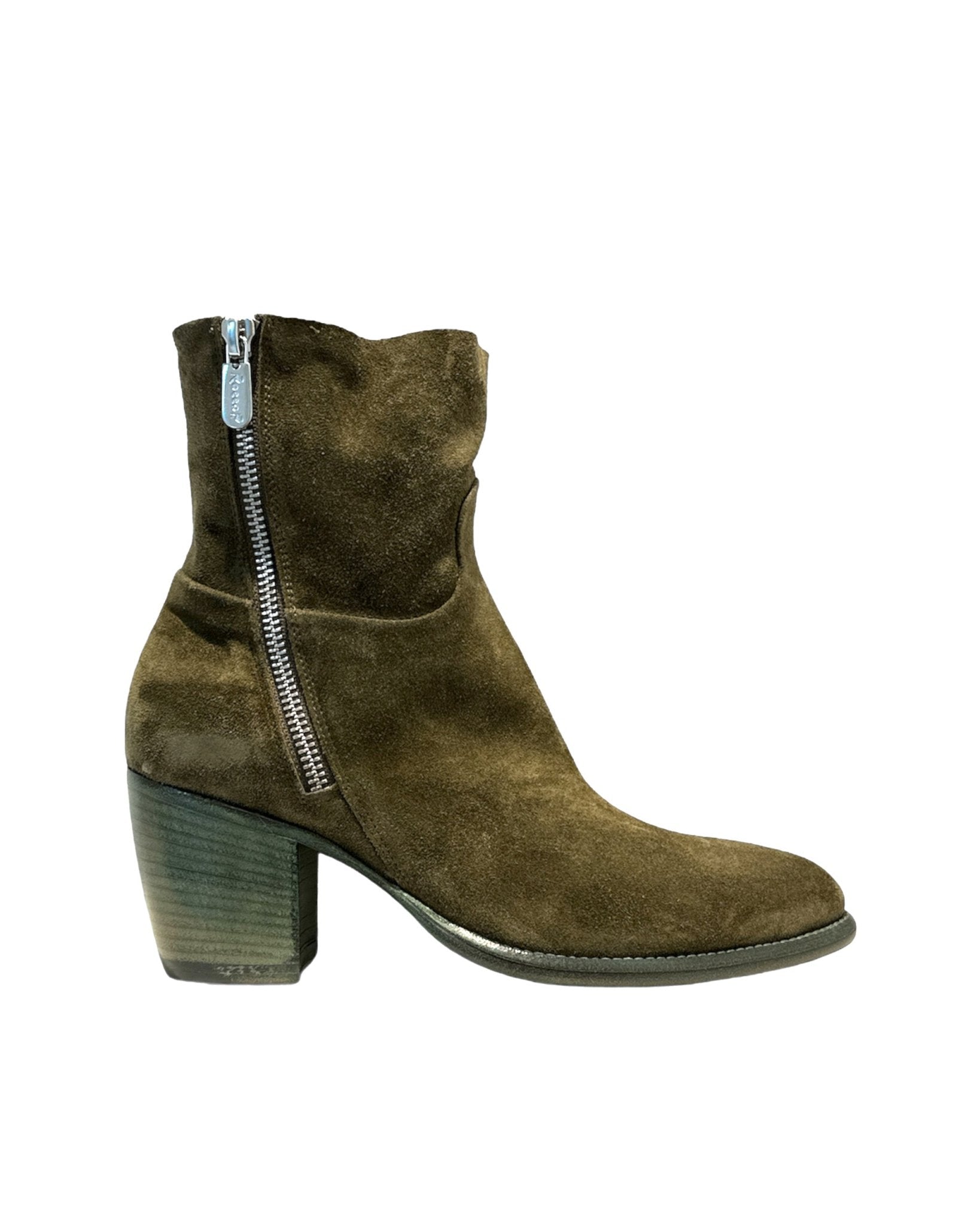 ROCCO P | SUEDE DOUBLE ZIP BOOTS - Shoes ROCCO P