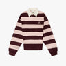 Rosa Burgunderfarbenes Langarmoberteil im Rugby Stil von Agolde - Shirts RSVP GALLERY