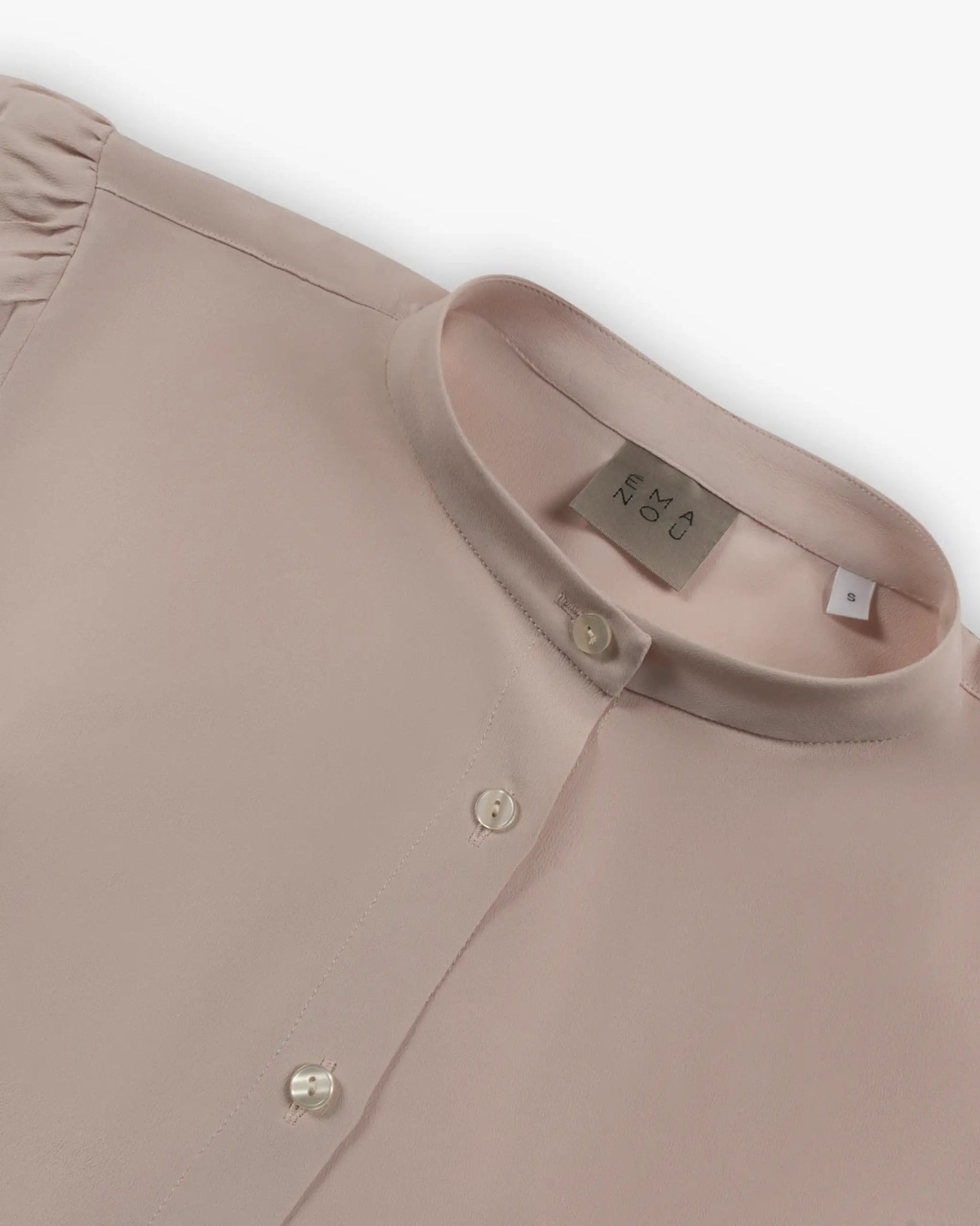 Rosafarbene Silk Acetate Schlupen Bluse von Emanou - Blouses EMANOU
