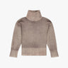 Rosafarbener Strick Mix Stehkragen Pullover von Avant Toi - Knitwear AVANT TOI