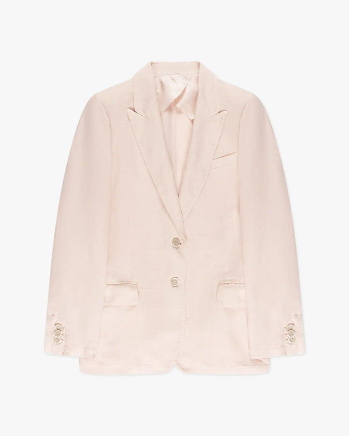 Rose Leinen Blazer von 120% Lino
