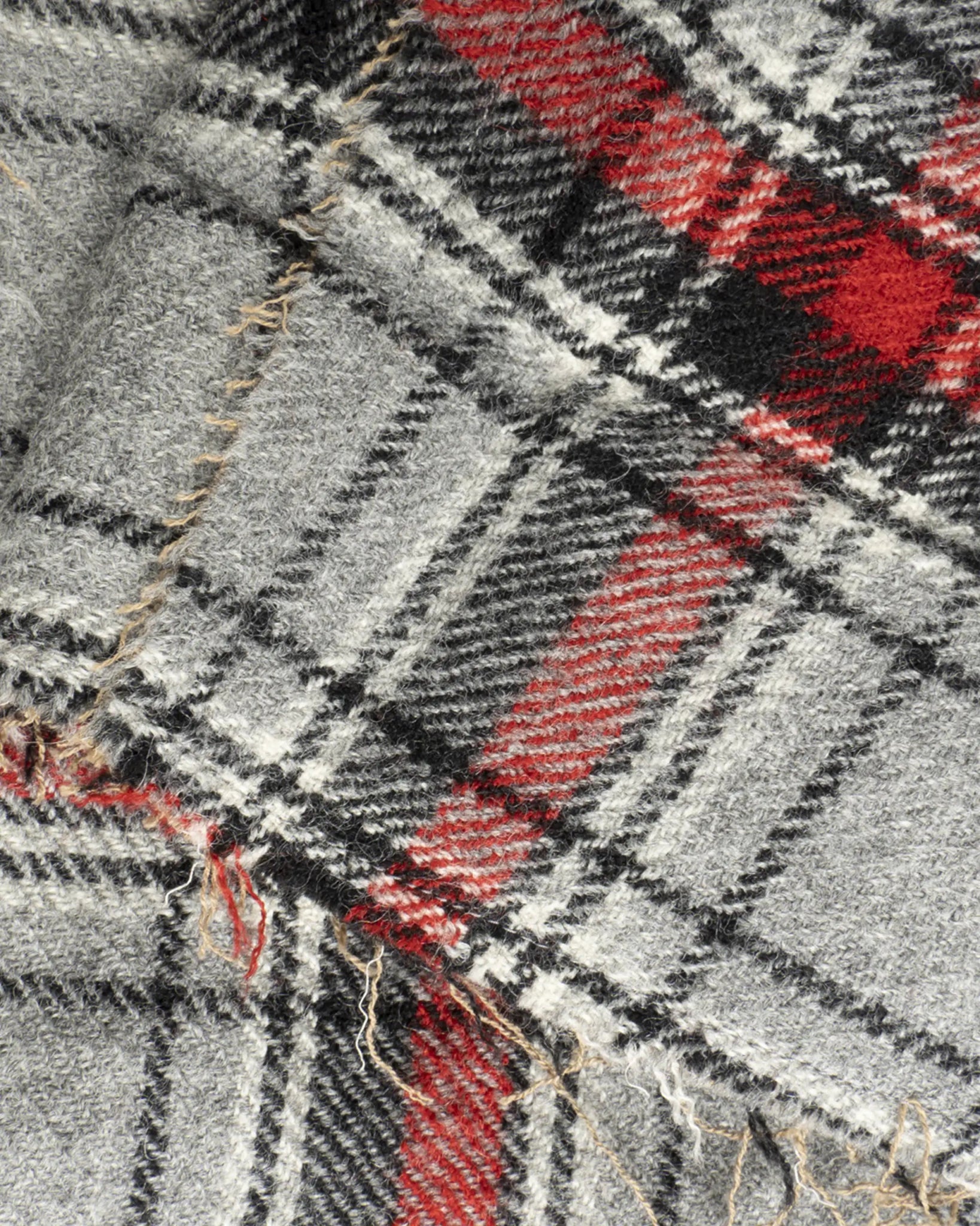 Rote Reversibler Raw Cut Mantel von R13 New York - Coats & Jackets R13 New York