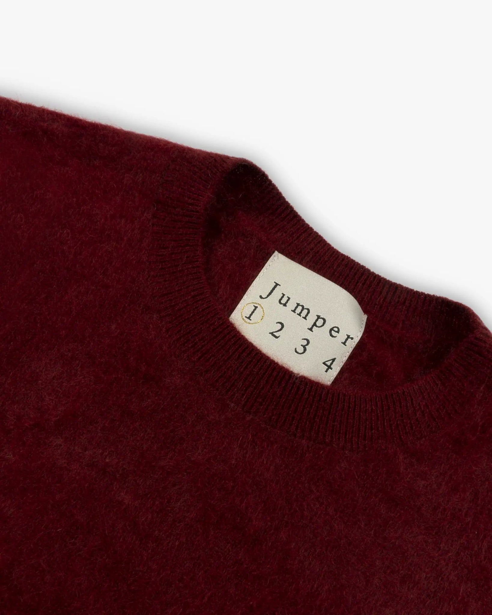 Roter Brushed Cashmere Rundhals Pullover von Jumper - Knitwear JUMPER