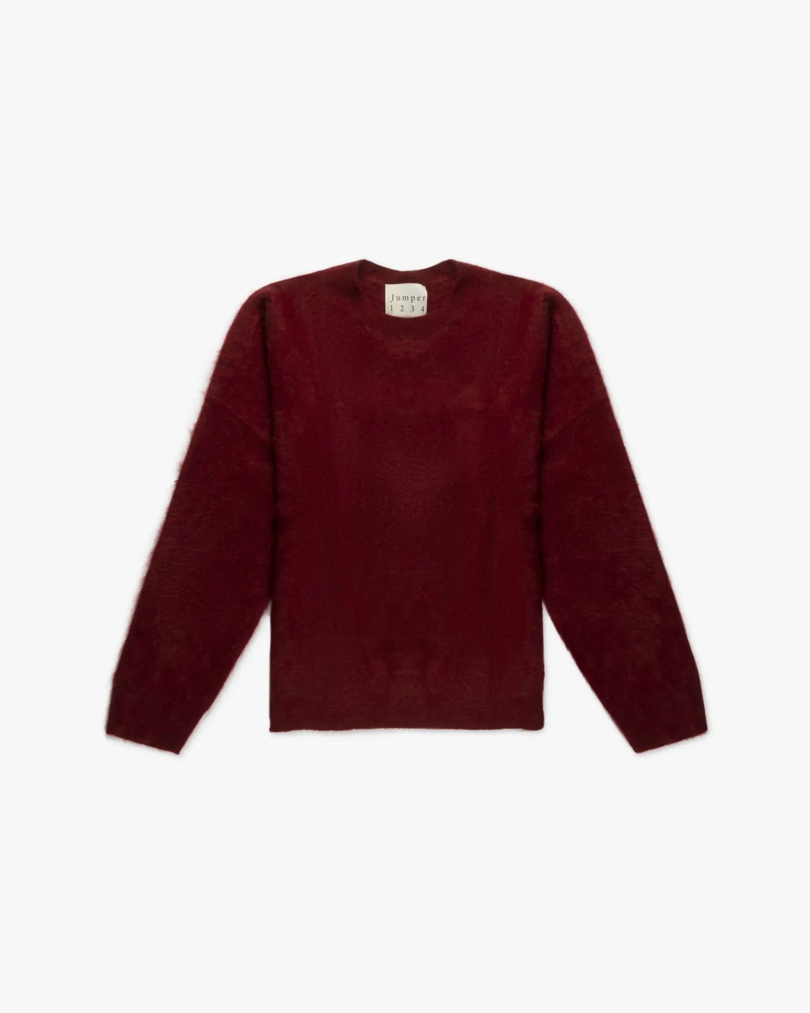 Roter Brushed Cashmere Rundhals Pullover von Jumper - Knitwear JUMPER