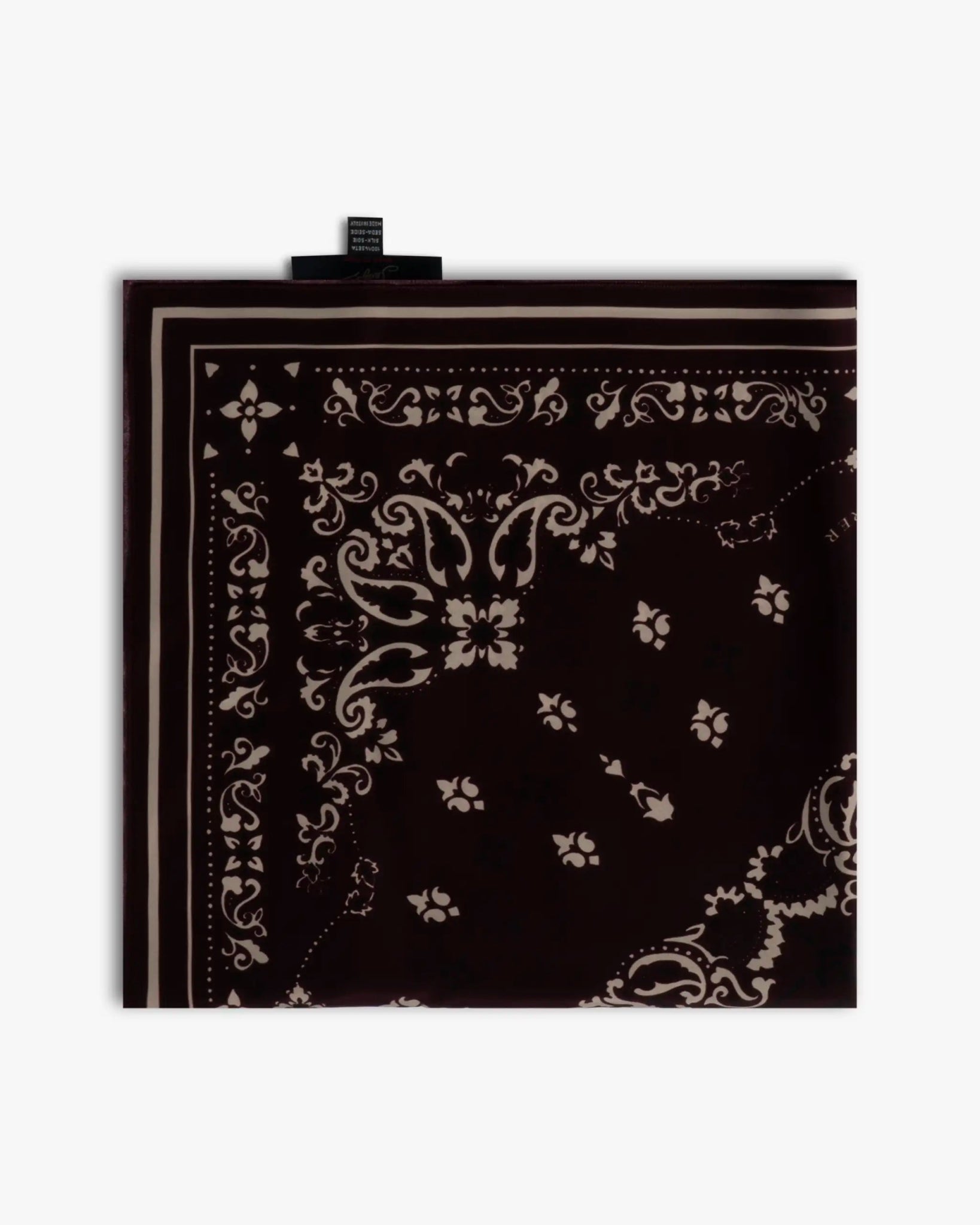 Rubinrotes Seiden Bandana Tuch von Seafarer - Accessories SEAFARER