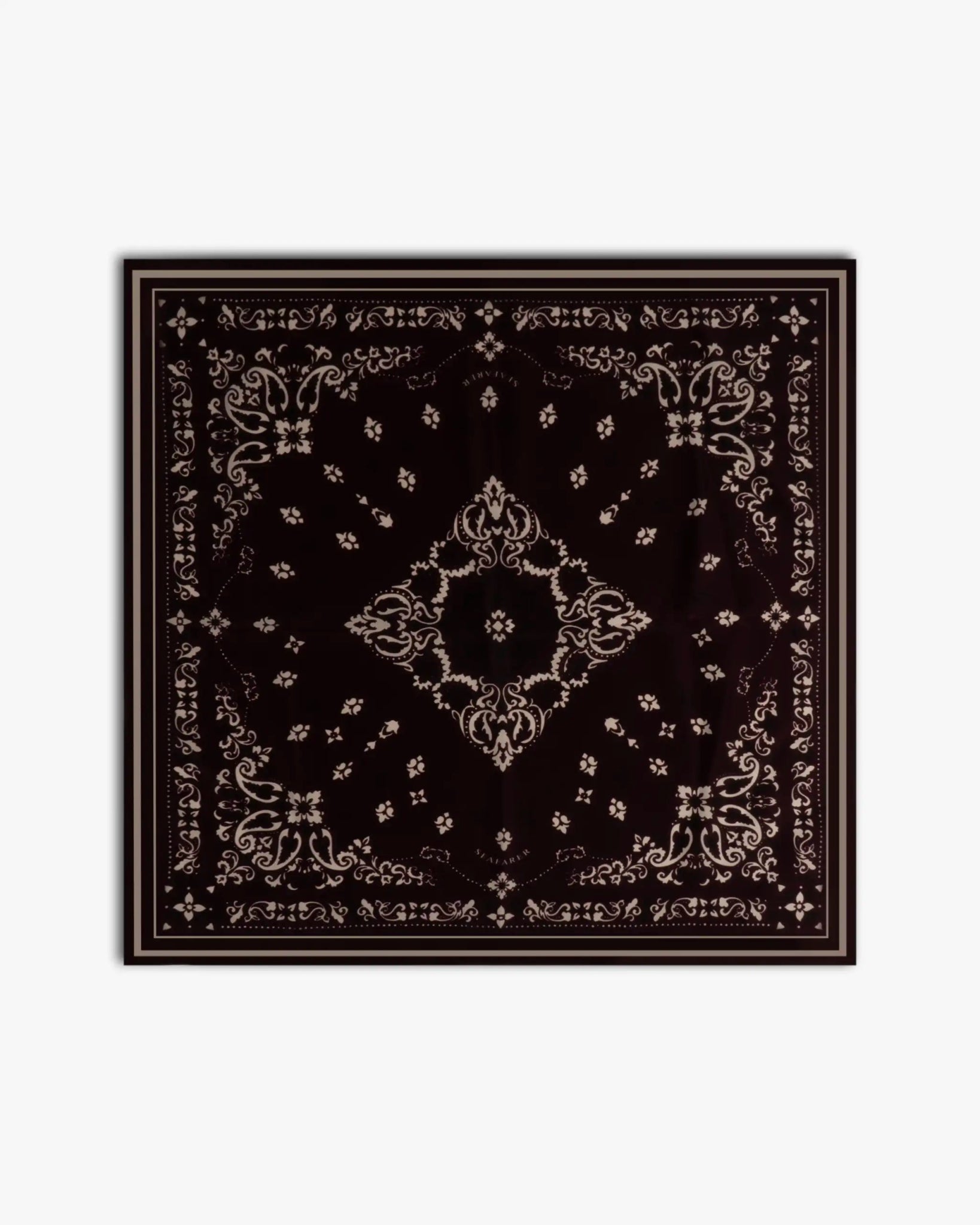 Rubinrotes Seiden Bandana Tuch von Seafarer - Accessories SEAFARER