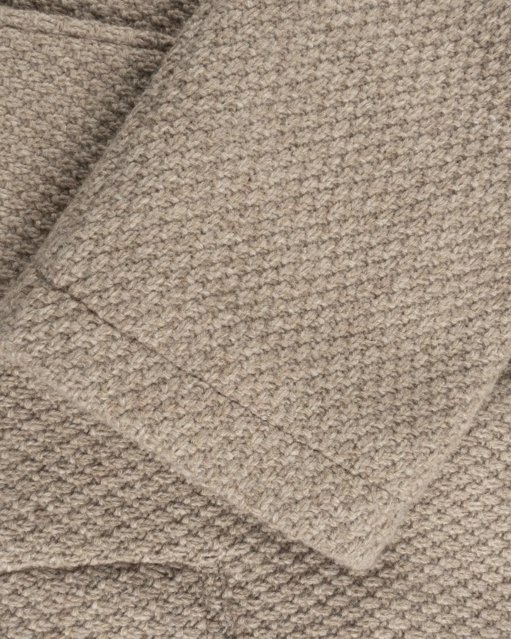 Sandfarbener Mantel mit Herausnehmbarer Strickblende von GMS75 - Coats & Jackets GMS - 75