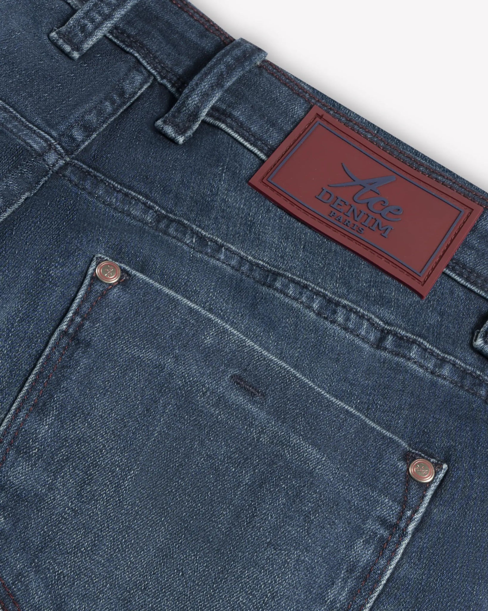 Sandsteinfarbener Konventioneller Slim Fit von Ace Denim - Denim ACE DENIM