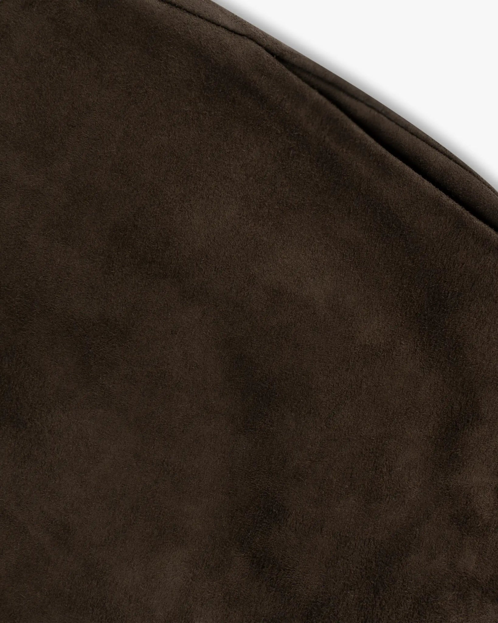 Schokoladenbraune Stretchvelour Leder Wide Leg Hose von Novelle - Trousers NOVELLE