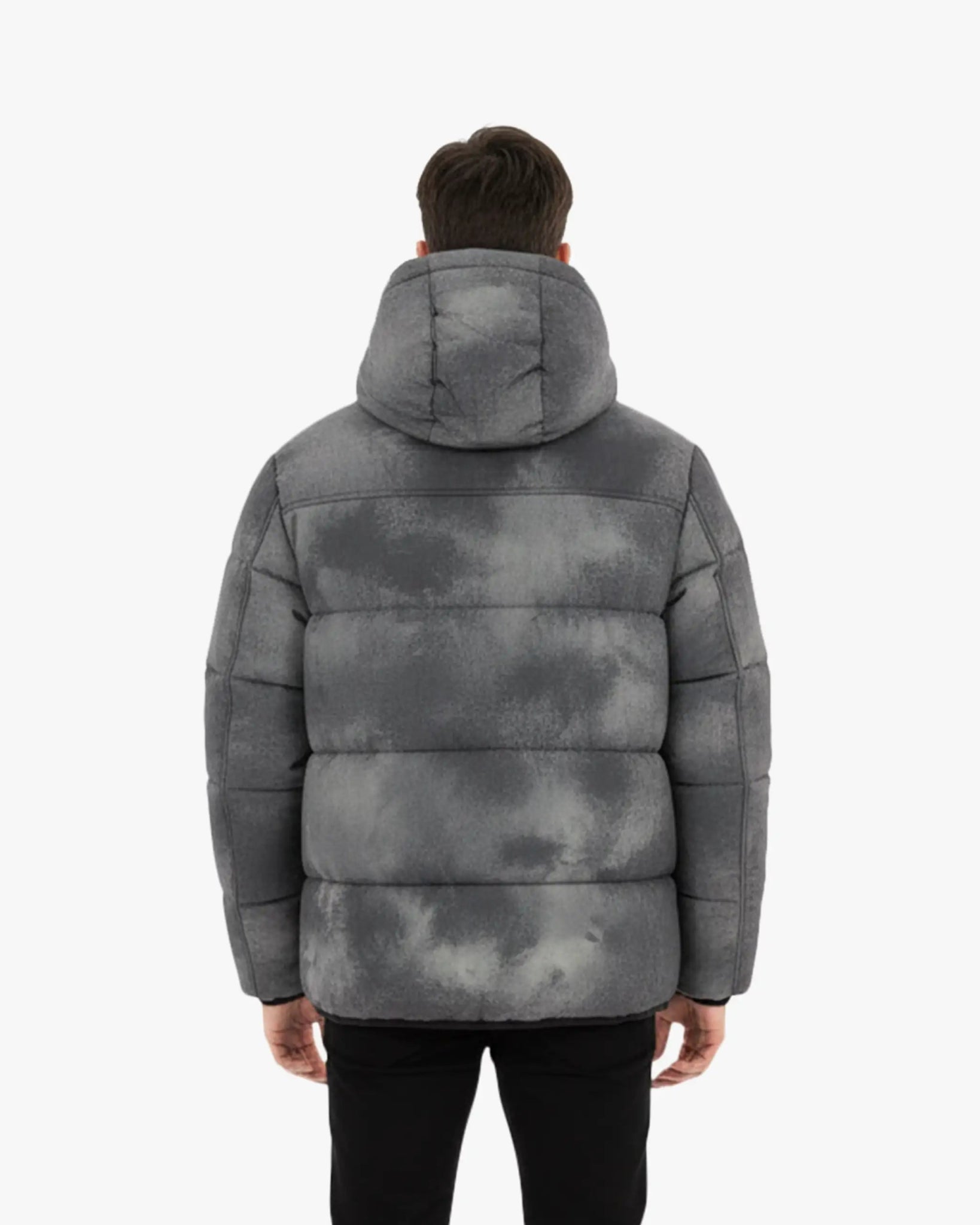 Schwarz camouflierte Leicht Daune Jacke von JG1 - Coats & Jackets JG1 BY JUSTIN