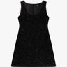 Schwarz Etuikleid mit Briar Channel Besatz von SLY - Dresses SLY010