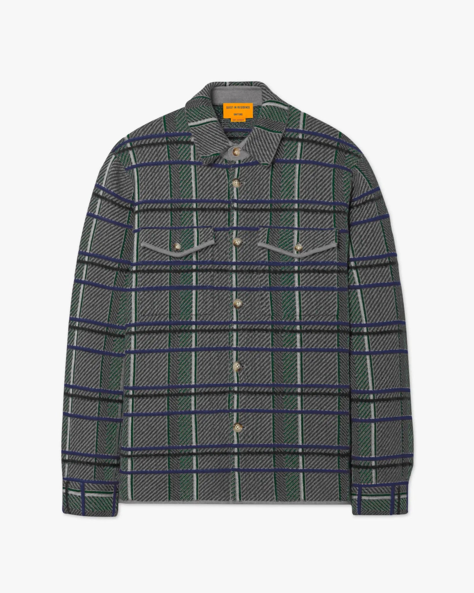 Schwarz kombiniertes Cashmere Oversize Overshirt von Guest in Residence - Knitwear G. IN RESIDENCE
