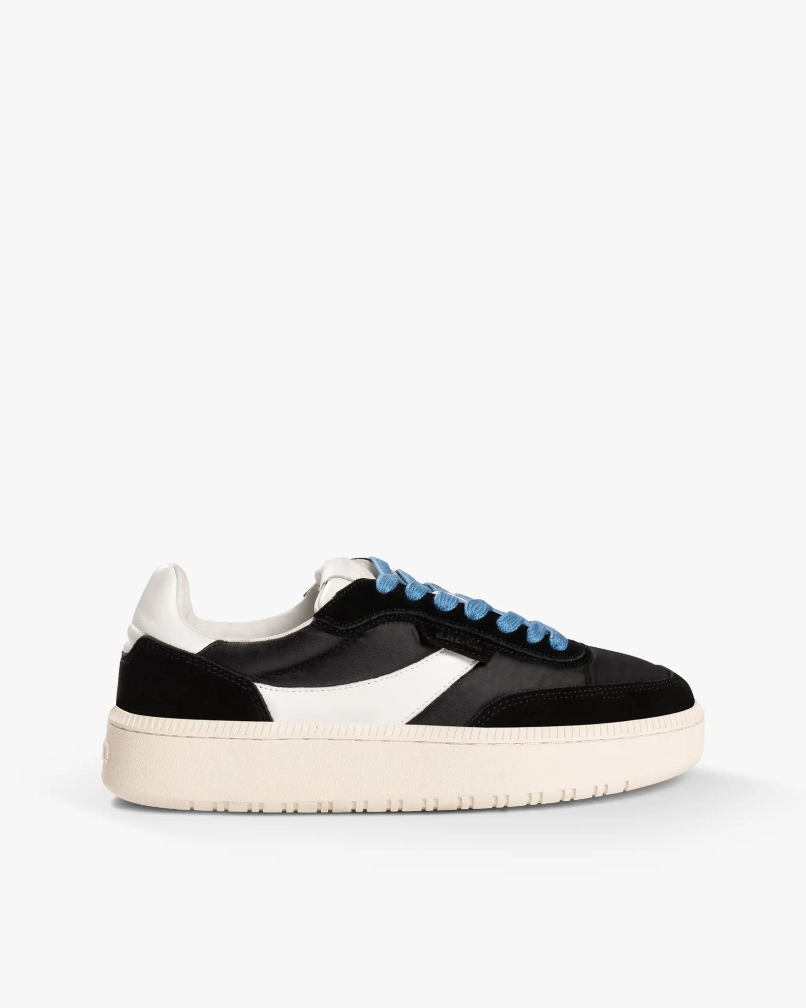 Schwarz - Weiße Nylon - Wildleder - Mix Sneaker von NPPN - Shoes NPPN