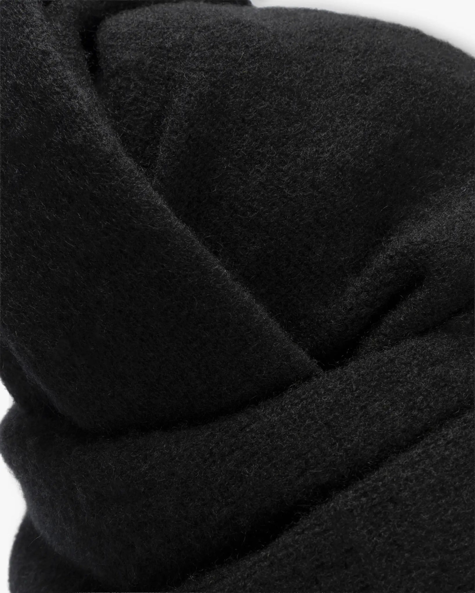 Schwarze 2 Fädige Cashmere Stola von Lunaria - Knitwear LUNARIA