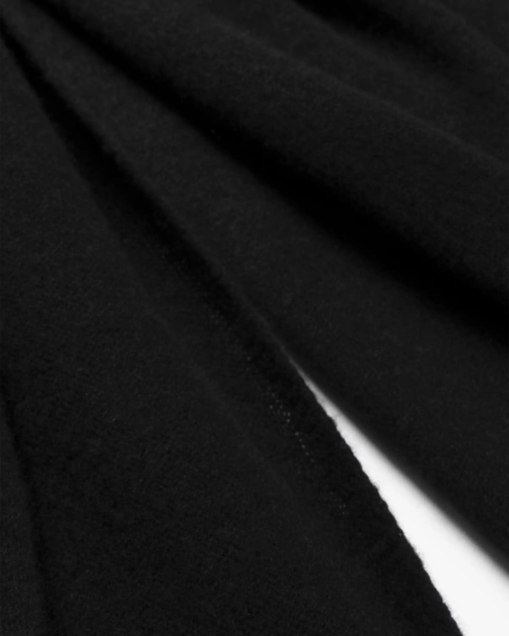 Schwarze 2 Fädige Cashmere Stola von Lunaria - Knitwear LUNARIA