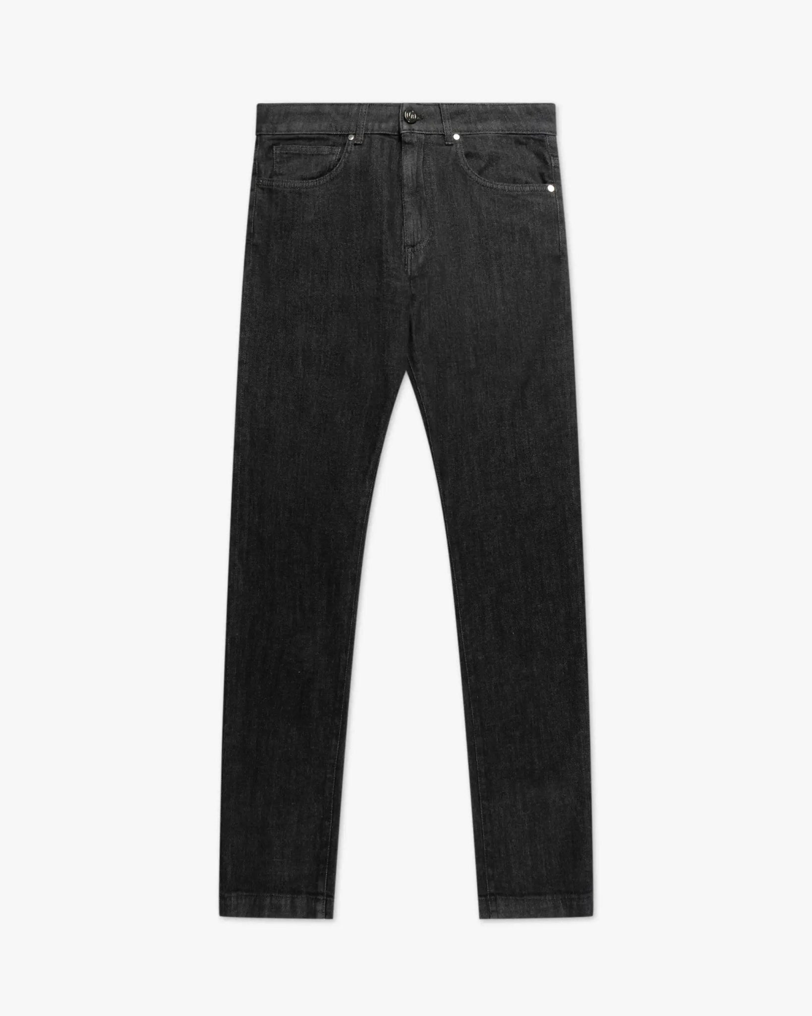 Schwarze 5 - Pocket Denim Jeans von Luciano Barbera - Denim LUCIANO BARBERA