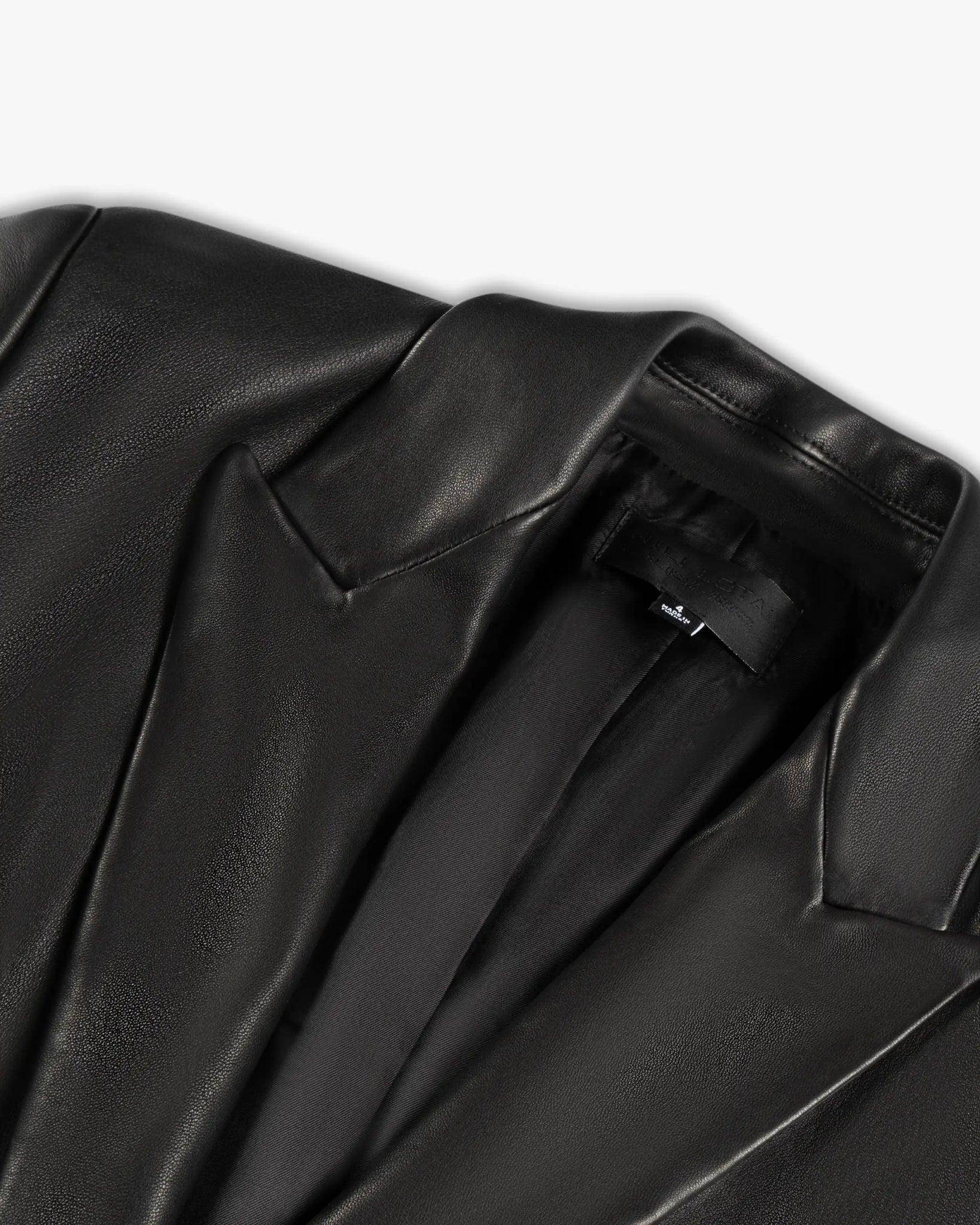 Schwarze Belmonde Leder Tailored Jacke von Nili Lotan - Blazers NILI LOTAN