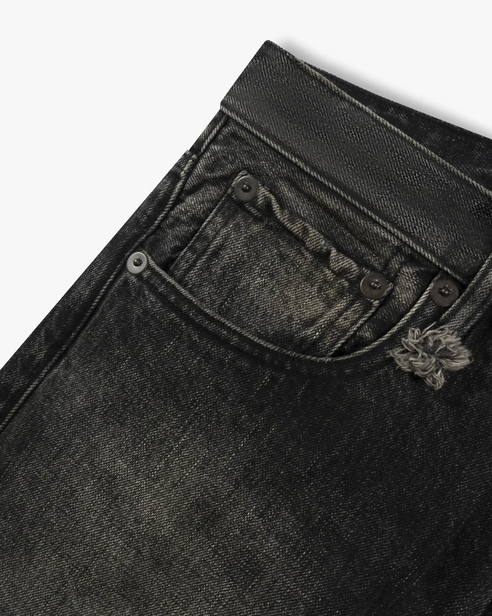 Schwarze Cuffed Tailored Drop Jeans von R13 New York - Trousers R13 WOMEN