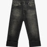 Schwarze Cuffed Tailored Drop Jeans von R13 New York - Trousers R13 WOMEN