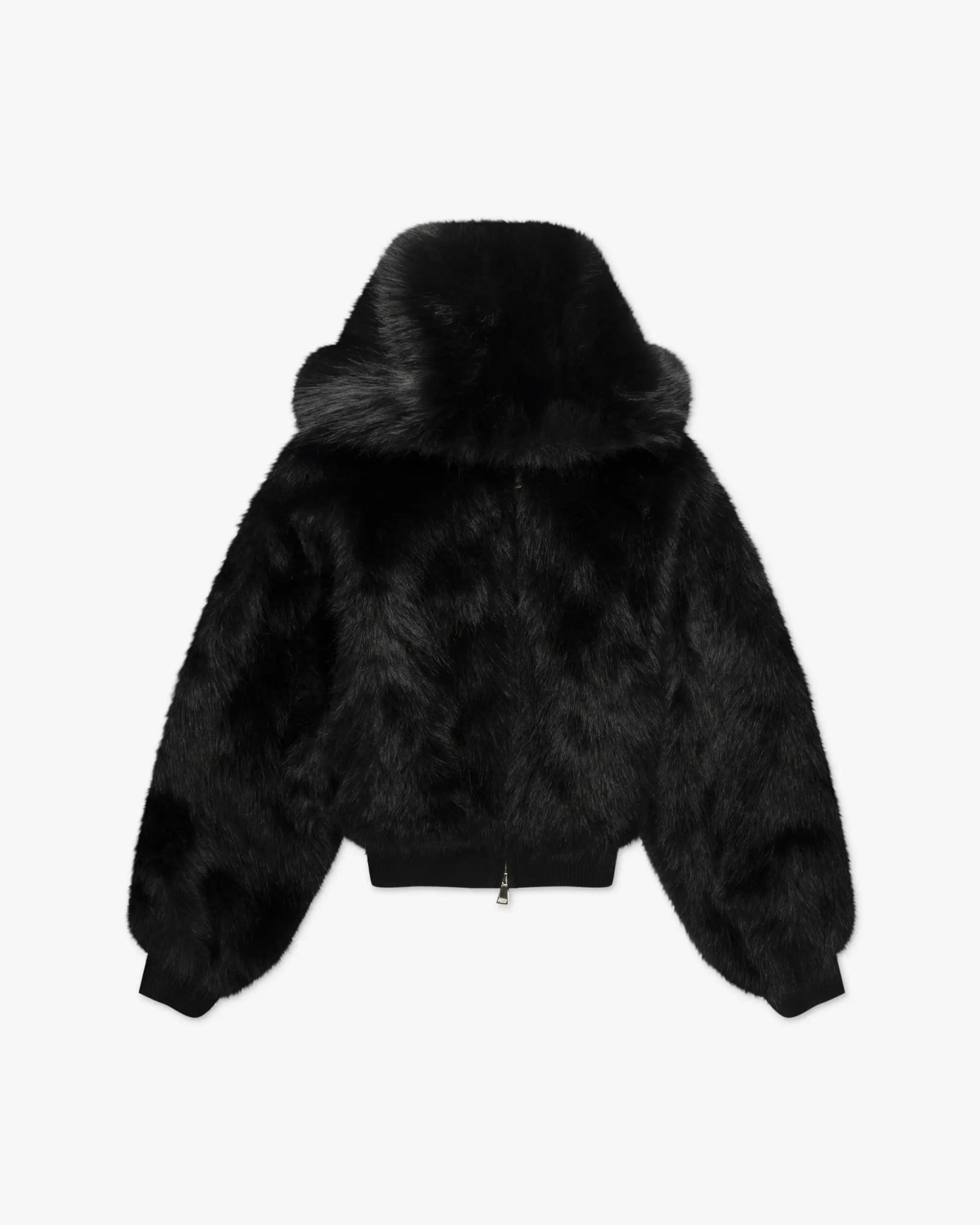 Schwarze Fake Fur Bomber Jacke von Betta Corradi - Coats & Jackets BETTA CORADI