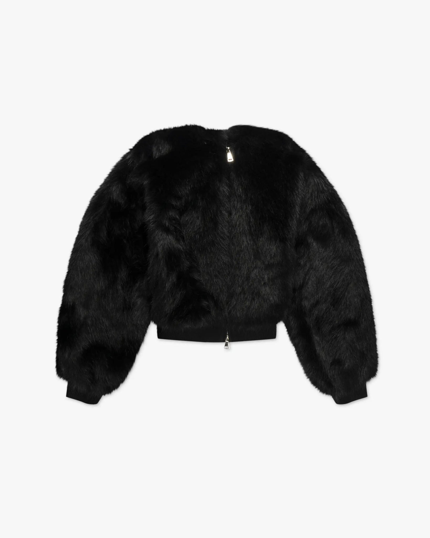 Schwarze Fake Fur Bomber Jacke von Betta Corradi - Coats & Jackets BETTA CORADI