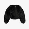 Schwarze Fake Fur Bomber Jacke von Betta Corradi - Coats & Jackets BETTA CORADI