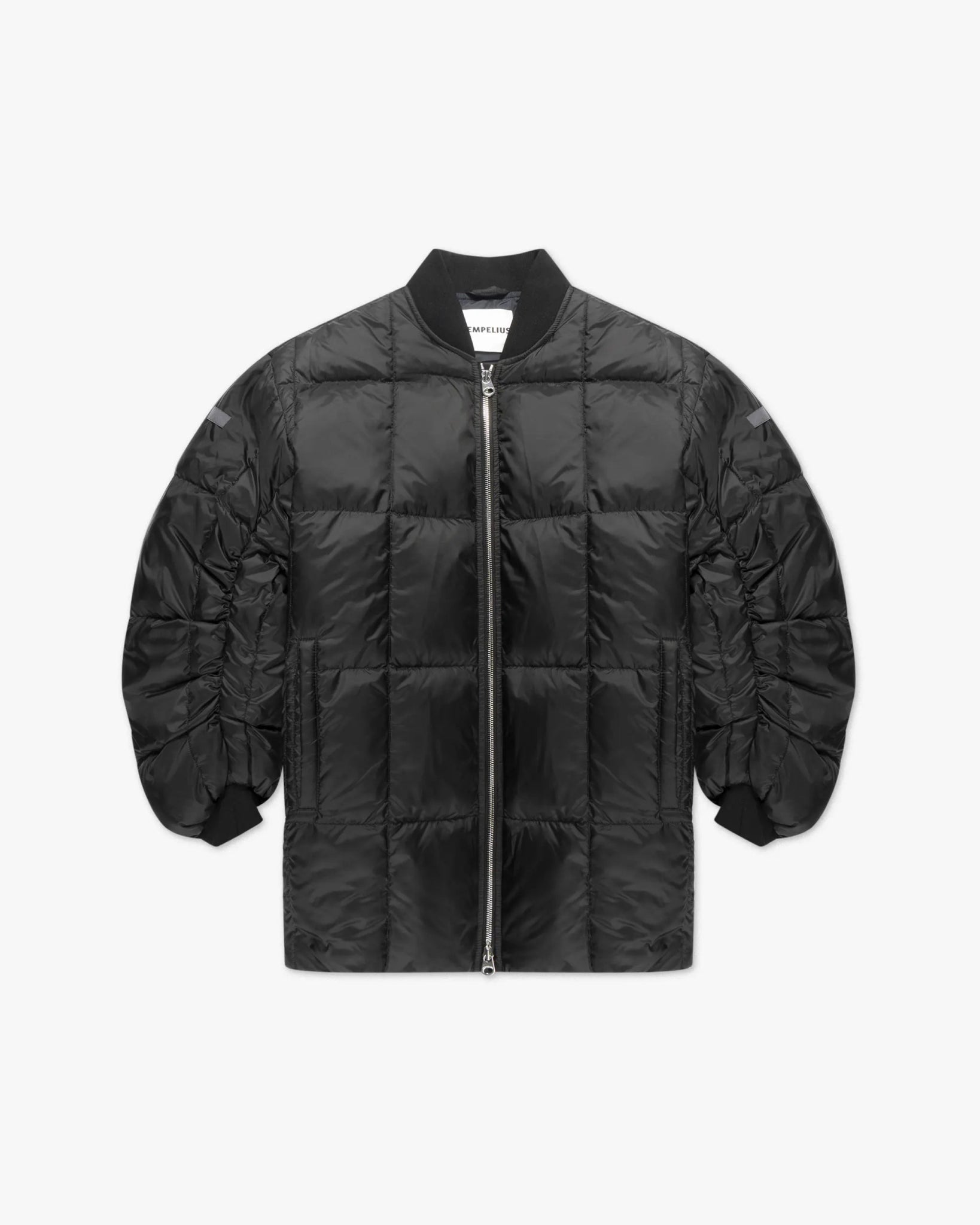 Schwarze Italienische Seiden Nylon Jacke von Lempelius - Coats & Jackets LEMPELIUS