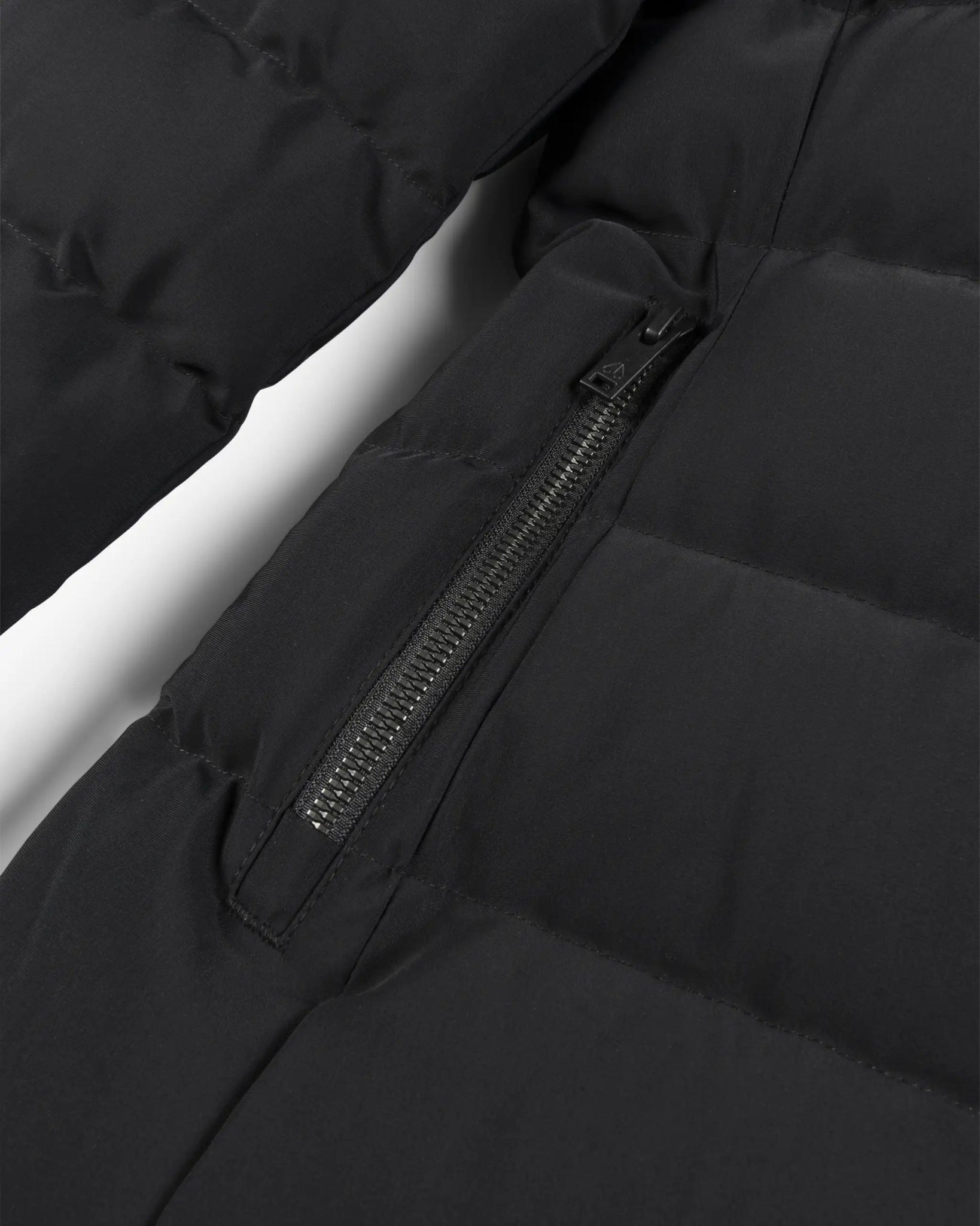 Schwarze lange Heavy Canvas Slim Fit Jacke von Moose Knuckles - Coats & Jackets MOOSE KNUCKLES