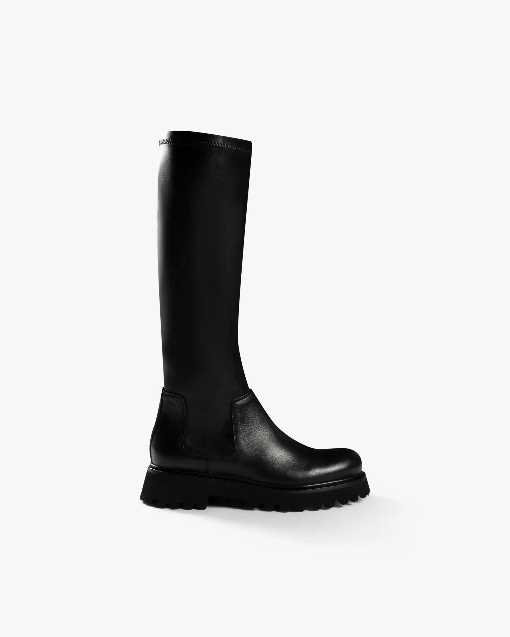 Schwarze Mittelhohe Nappa - Stiefel von Caiman - Shoes CAIMAN SHOES